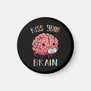 Aimant Professeur Kiss Your Brain
