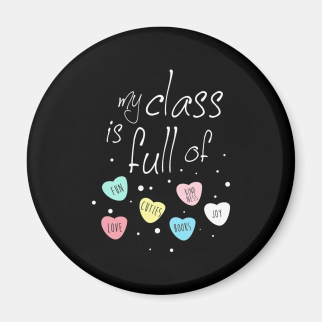 Aimant Professeur Ma Classe Est Pleine De Plaisirs (Devant)