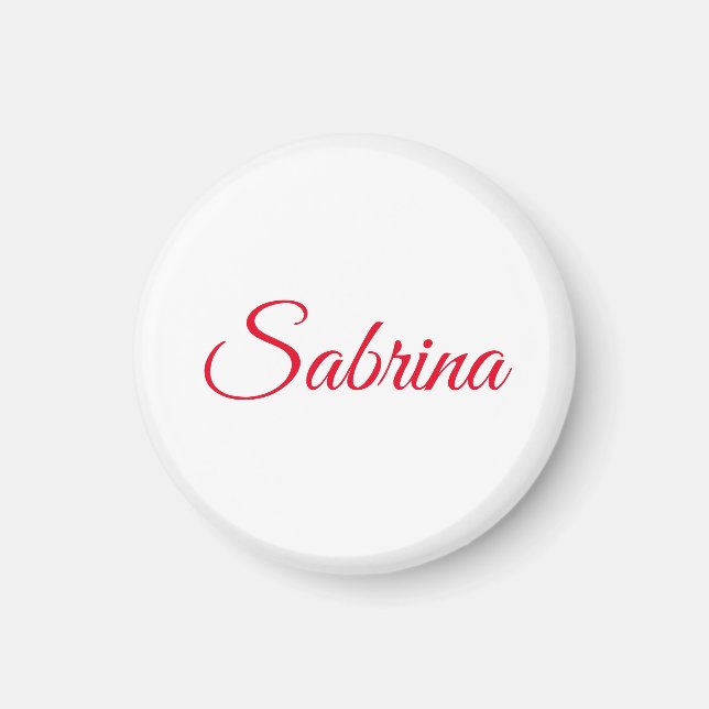Aimant Professional classical handwriting name custom (Devant)