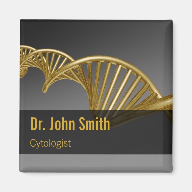 Aimant Professional Luxury Gold DNA Strand Medical (Devant)