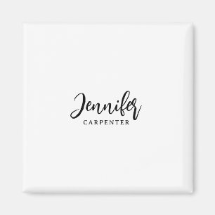 Aimant Professionnel élégant moderne minimaliste ajoutez 