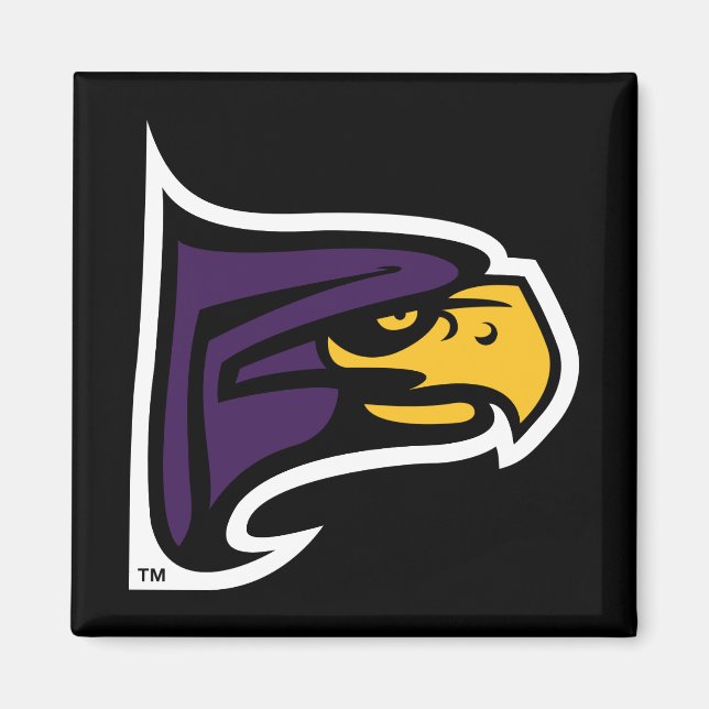 Aimant Profil de la mascotte Hawk du Hunter College (Devant)