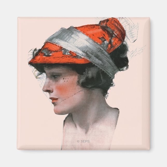 Aimant Profil de Woman (Devant)