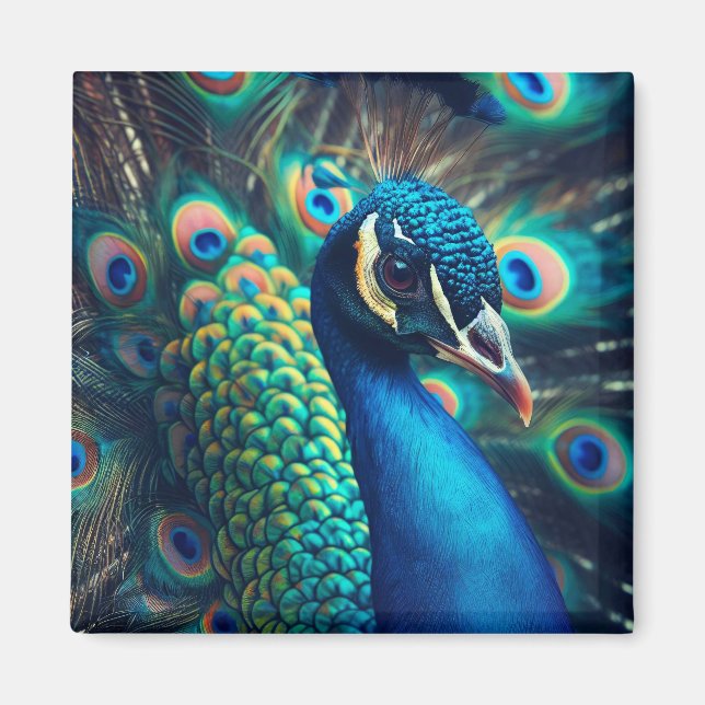 Aimant Profil Peacock (Devant)