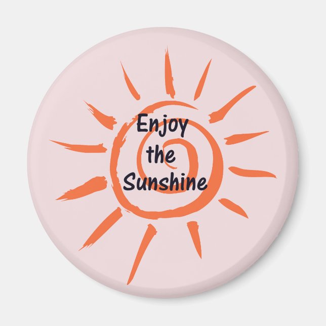 Aimant Profitez de l'aimant Sunshine (Devant)