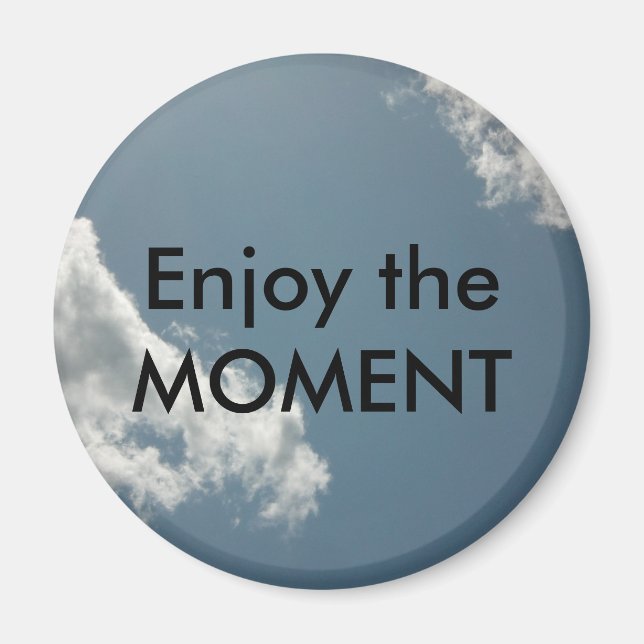 Aimant Profitez du moment (Devant)