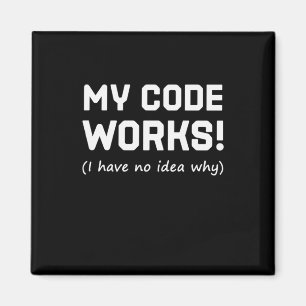 Aimant Programmeur Mon code fonctionne