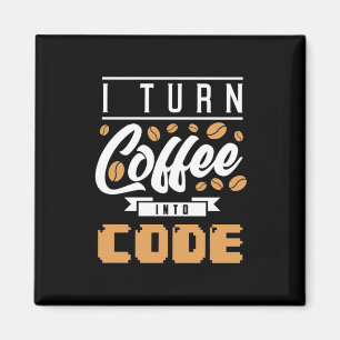 Aimant Programmeur Transformez Le Café En Code