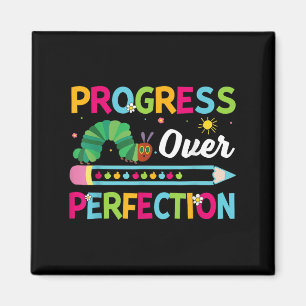 Aimant Progrès Motivationnel Sur La Perfection Retour À S