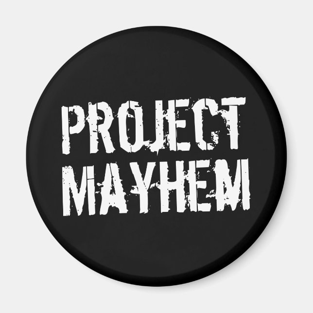 Aimant Projet Mayhem (Devant)