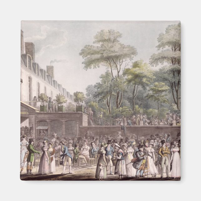 Aimant Promenade dans le jardin turc (Devant)