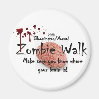 Aimant Promenade de Bloomington/Normale de zombie 2010