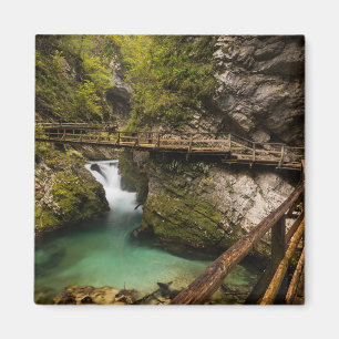 Aimant Promenade en bois à travers le canyon de la Gorge