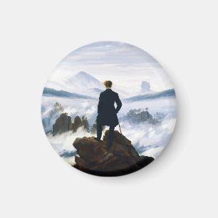Aimant Promeneur sur la mer de nuages, Caspar D Friedrich