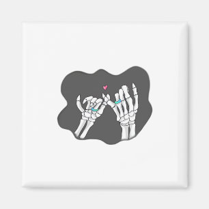 Aimant Promesse des mains de Skeleton Heart