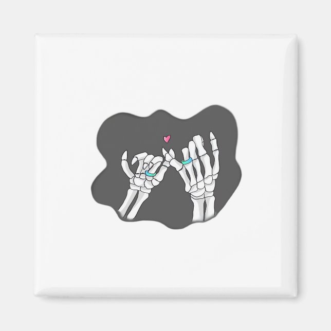 Aimant Promesse des mains de Skeleton Heart (Devant)