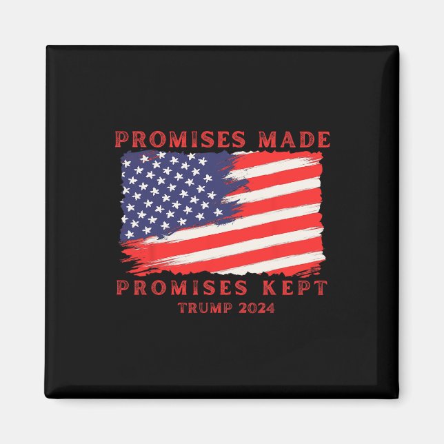 Aimant Promesses faites Maintes élections Trump 2024 (Devant)