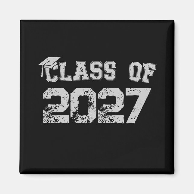 Aimant Promotion de 2027 Diplômé senior 2026 Diplômé (Devant)