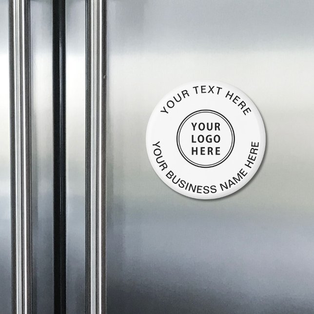 Aimant Promotion du logo d'entreprise (Créateur téléchargé)