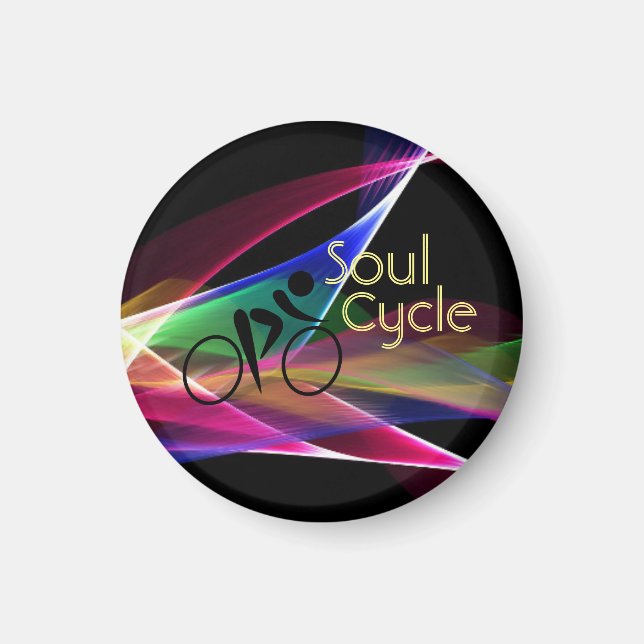 Aimant Promotion Soul Cycle Rétro Néon (Devant)