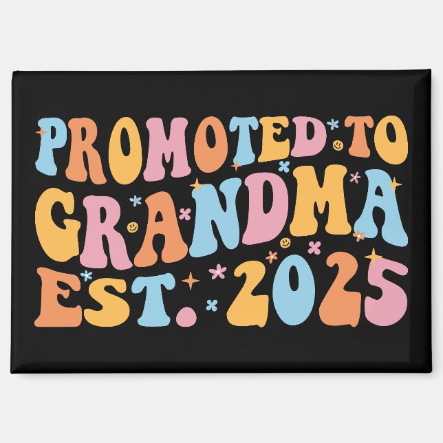 Aimant Promu À Grand-Mère Est. III 2025 (Recto)