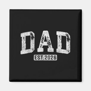 Aimant Promu À Papa Est 2026 Papa À Être Cadeaux Premier