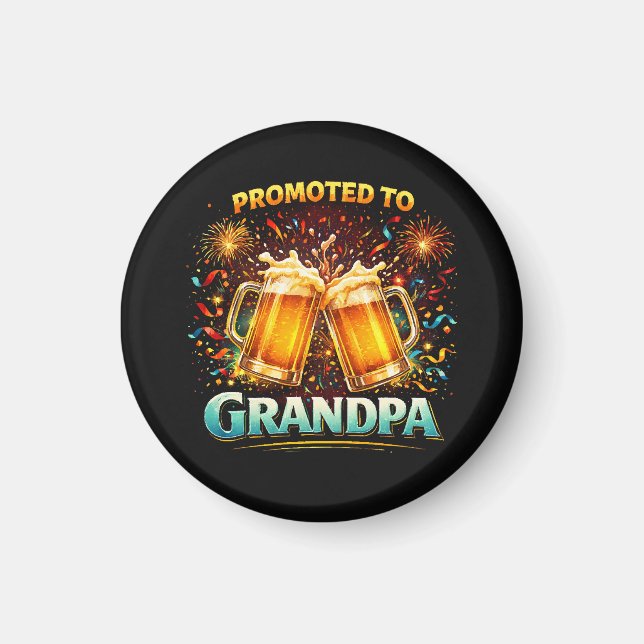 Aimant Promu au futur grand-père (Devant)