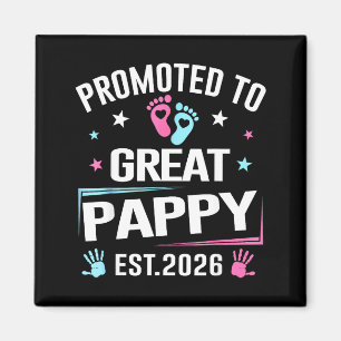 Aimant Promu en tant que grand-père Pappy Est 2026 Annonc