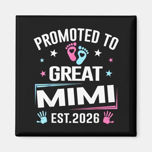 Aimant Promu en tant que grande Mimi Est 2026 Annonce de  (Devant)