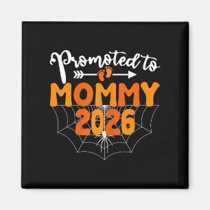 Aimant Promu Maman 2026 Halloween Annonce de Grossesse