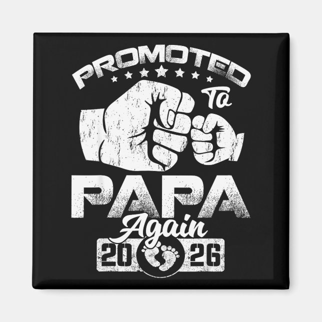 Aimant Promu papa est 2026 annonce de grossesse  (Devant)