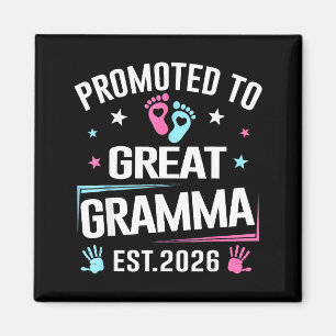 Aimant Promue Grande Mamma Est 2026 Annonce de Grossesse