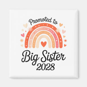 Aimant Promue Grande Sœur 2028 Nouvelle Grossesse de Bébé