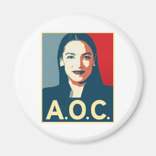Aimant Propagande AOC 2024
