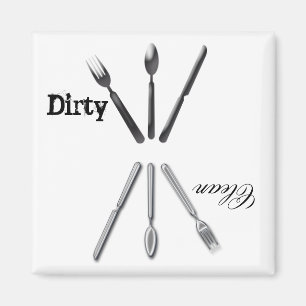 Aimant propre sale de lave-vaisselle