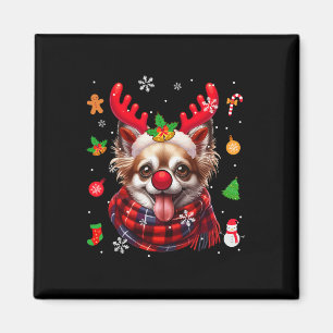 Aimant Propriétaire du costume de Noël du renne de Chihua