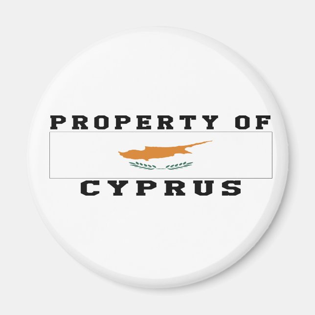 Aimant Propriété De Chypre (Devant)
