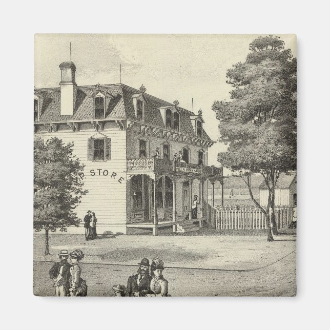 Aimant Propriété de Wm V Reid, Villa Park, NJ (Devant)