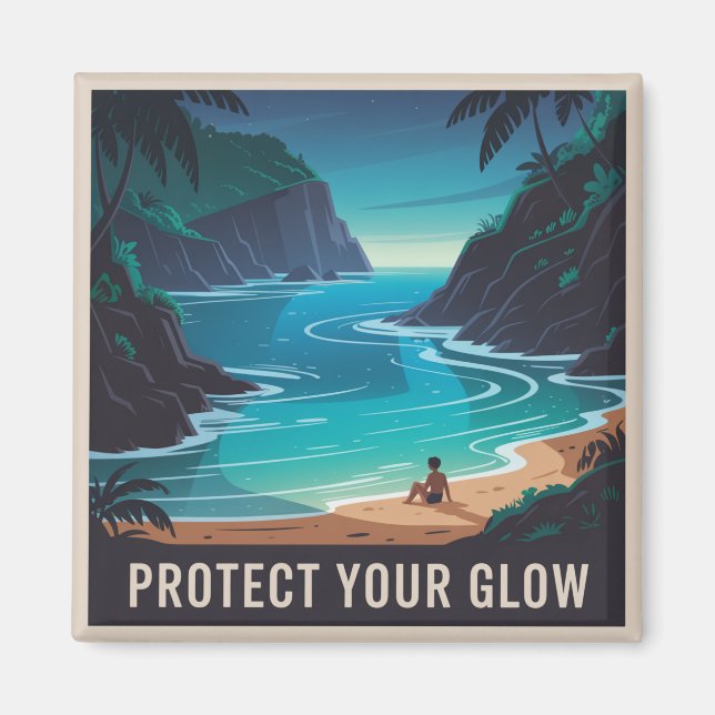 Aimant Protect Your Glow (Devant)