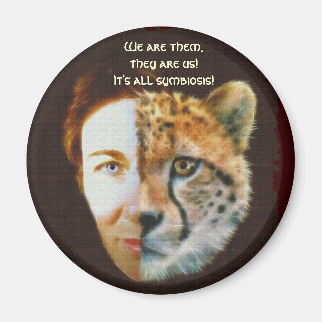 Aimant PROTECTION DE LA FAUNE Magazine d'art (Devant)