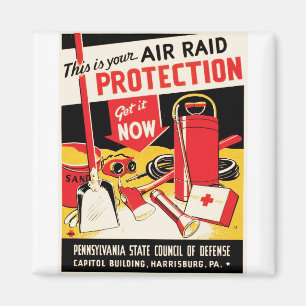 Aimant Protection de raid aérien