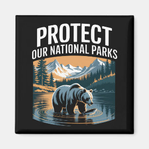 Aimant Protéger nos parcs nationaux