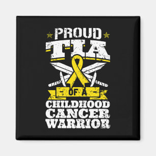 Aimant Prou Tia D'Un Enfant Cancer Guerrier Sensibilisati