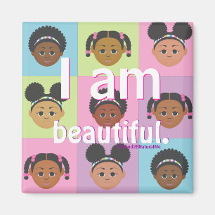 Aimant #Proud2BNaturalMe #IAm Affirmation positive