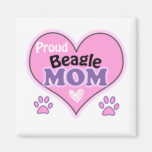 Aimant Proud Beagle mom