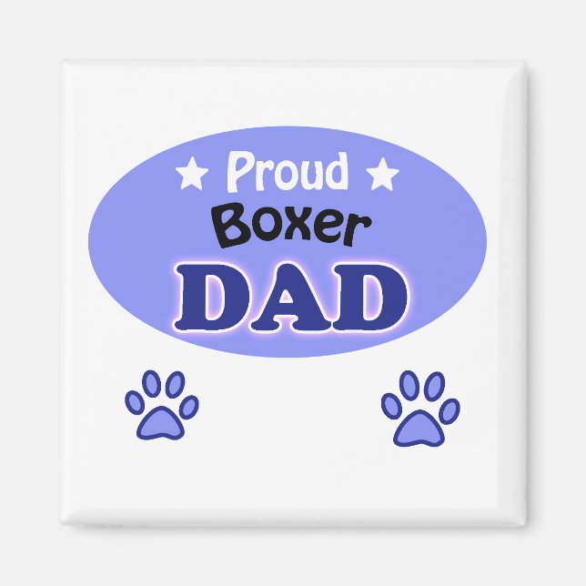 Aimant Proud Boxer dad (Devant)