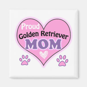 Aimant Proud Golden Retriever mom