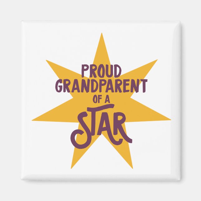 Aimant Proud Grandparent (Devant)