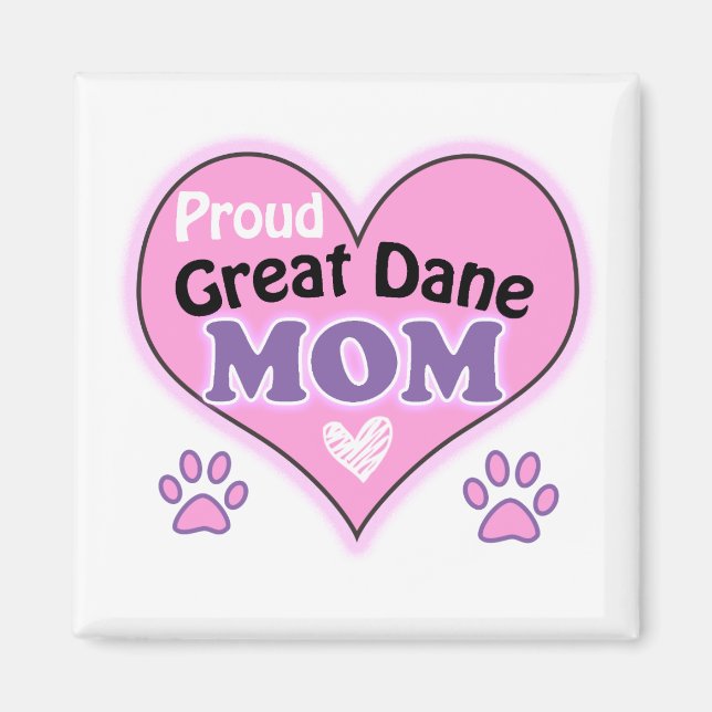 Aimant Proud Great Dane Mom (Devant)