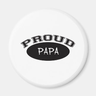 Aimant Proud Papa (Noir)